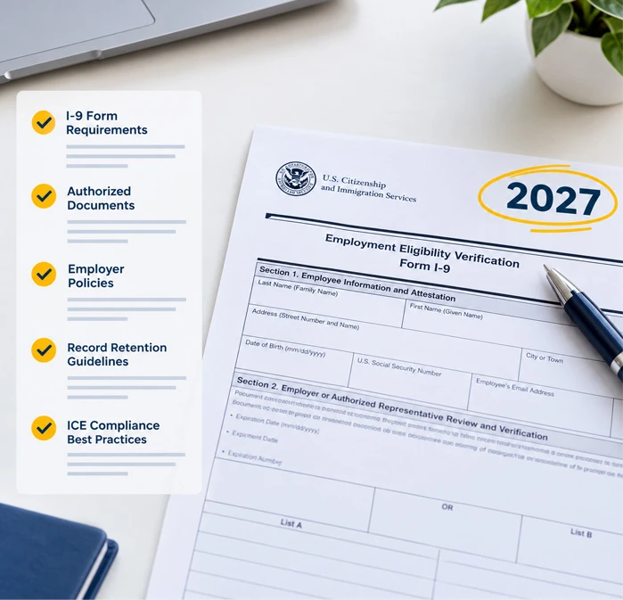 Form I-9 for 2027: Documents and Policies That Ensure ICE I-9 Compliance